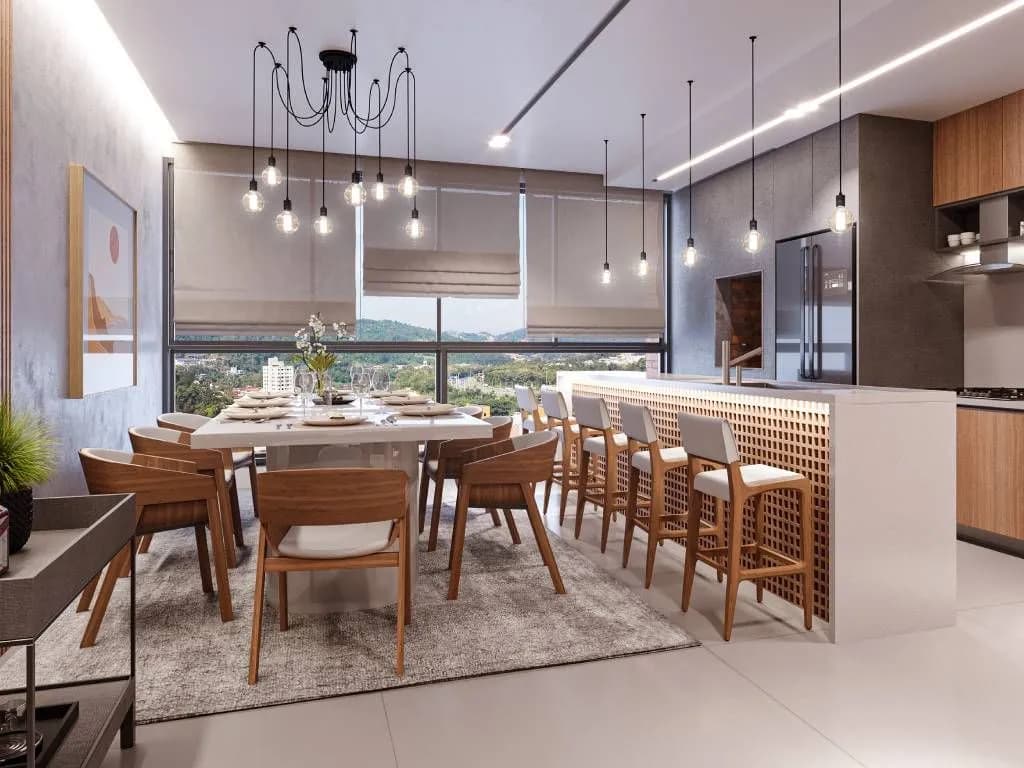 Foto de Apartamento à venda com 3 quartos, sendo 1 suíte, 2 vagas, 171m² no Vorstadt, Blumenau