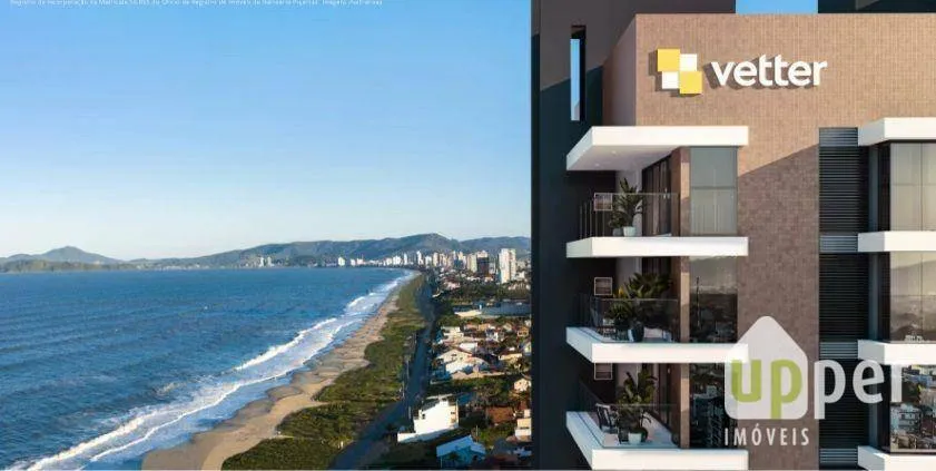 Foto de Apartamento à venda com 3 quartos, sendo 3 suítes, 2 vagas, 130m² no Itacolomi, Balneário Piçarras